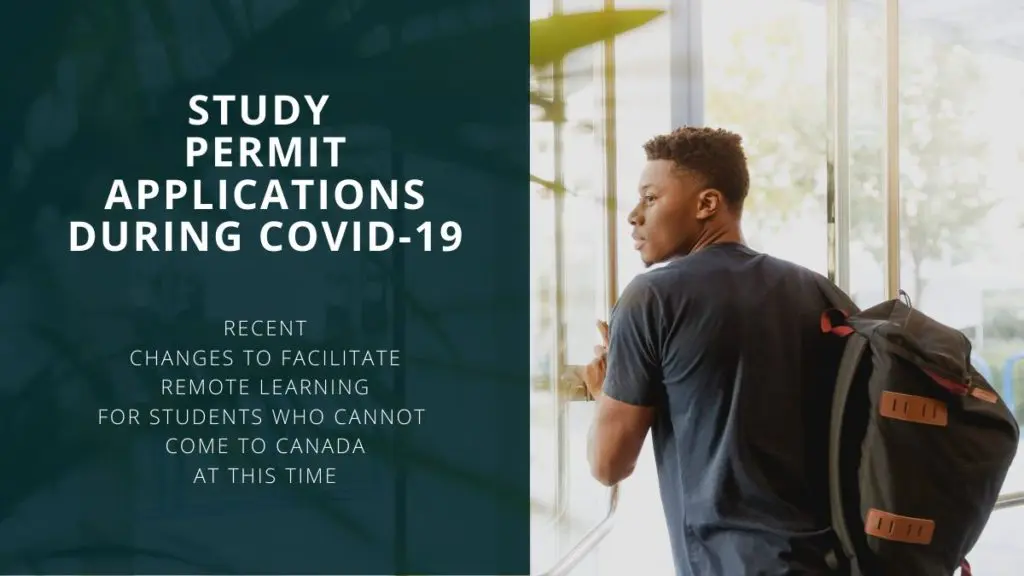 Study Permit Applications impacted by COVID-19